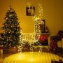 Lighting Christmas deer decoration, 300 LED lights, 95 × 77 × 186 cm