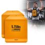 Пластины для утяжелительного жилета VEVOR JSQB-5.75LB, 2 шт. по 2,6 кг, 295 × 240 × 30 мм