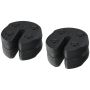 Weight plate set, 4 pcs, Black, 24.13 × 24.13 × 6.99 cm