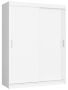 Wardrobe NORE CLP Mono 150, white