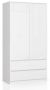 Wardrobe NORE S, white