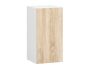 Wall-mounted kitchen cabinet NORE Lima W30, white/oak