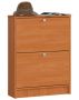 Shoe cabinet NORE2, brown