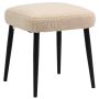 Stool Homcom 42x42x47cm., beige/black