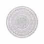 Carpet 120cm., white/gray
