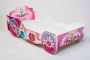 Children's bed Kareta with mattress 165 cm x 84 cm x 49 cm, princess