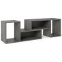 TV console, 2 L-shaped shelves, 80 × 40 × 30 cm