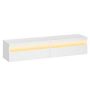 TV cabinet VASAGLE LTV133B02, wall-mounted, White, 147 × 35 × 30 cm