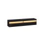 TV cabinet VASAGLE LTV133B02, wall-mounted, Black, 147 × 35 × 30 cm