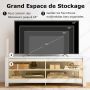 TV stand, corner, 4 shelves, 140 × 40 × 49.5 cm