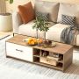 TV stand, with drawer and 2 shelves, 120 × 35 × 42 cm