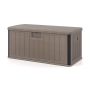 Patio box, 380 l, Brown, 130 × 64 × 59 cm