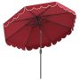 Patio umbrella, 8 metal ribs