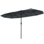 Terrace umbrella, double-sided, 12 ribs
