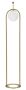 Glamy Arc floor lamp, 1 light source, 28 × 168 × 28 cm