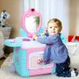 Transformable toy cosmetic case, with wheels, 53 × 20 × 51–62 cm