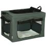 Dog transport bag PawHut 60x42x42cm., dark green/black