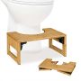 Подставка для ног унитаза Relaxdays 10050294.0, складная, 43 × 18,5 × 27,5 см