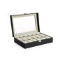 Watch box with 12 compartments