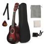 Ukulele, with case and tuner, 17.5 × 6 × 53 cm
