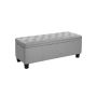 Pouf with storage space 45x118x45cm., gray