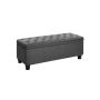 Hallway bench 45x118x45cm., gray