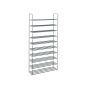 Modular shoe cabinet, gray