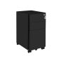 Lockable cabinet/drawer, black