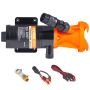 Portable 12V RV Crusher and Sewage Pump with Quick Release Valve