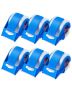 Clear packing tape with dispenser, 1.88" x 25 yards, 6 rolls, 1.5" thick