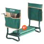 Folding Garden Kneeling Bench with Tool Bags, 6 Inch Wide