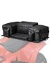 Rear ATV storage bag 50 L with cushion and bottle holder, 600D oxford fabric