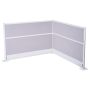 Office privacy partitions, 2 pcs., 1.83x1.22 m, PET panels