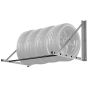 Adjustable Steel Folding Tire Rack, 32-48 Inch, for Garage