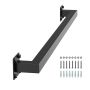 Stair railing against the wall, black iron, 1215 mm, 113 kg load capacity