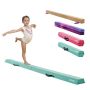Foldable 8-foot balance beam for kids, 200 lbs, mint green