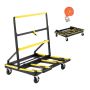 Steel drywall cart with wheels, 816 kg capacity