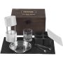 Ice ball press set, aluminum, 60 mm, with molds and tools
