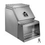 Tool box for semi-trailer, aluminum, 457x695x645 mm, side, waterproof