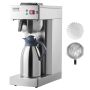 12-cup drip stainless steel coffee maker with thermal carafe
