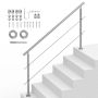 Handrail for outdoor stairs 180 cm, 2 slats