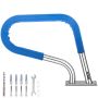 Pool railing 30x22, 304 stainless steel, silver color, blue cover