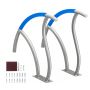 Stainless steel pool railing, 2 pcs., 30x30 inches.