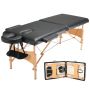 Portable massage table, 28 inches, adjustable height with accessories