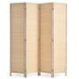 4-panel bamboo folding room divider