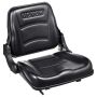 Universal forklift seat with adjustable backrest and micro switch, 6.3-13.4 inch extended opening