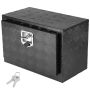 Aluminum Diamond Plate Waterproof Tool Box, 24"x12"x14"