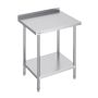 Stainless Steel Commercial Work Table, 24x30x36 Inch, Adjustable Height