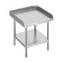 Stainless Steel Commercial Workbench, 24x24x26 Inch, with Sidewalls and Adjustable Height