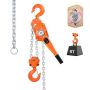 Manual chain hoist 6T, G80 steel chain, 6 m, heavy duty